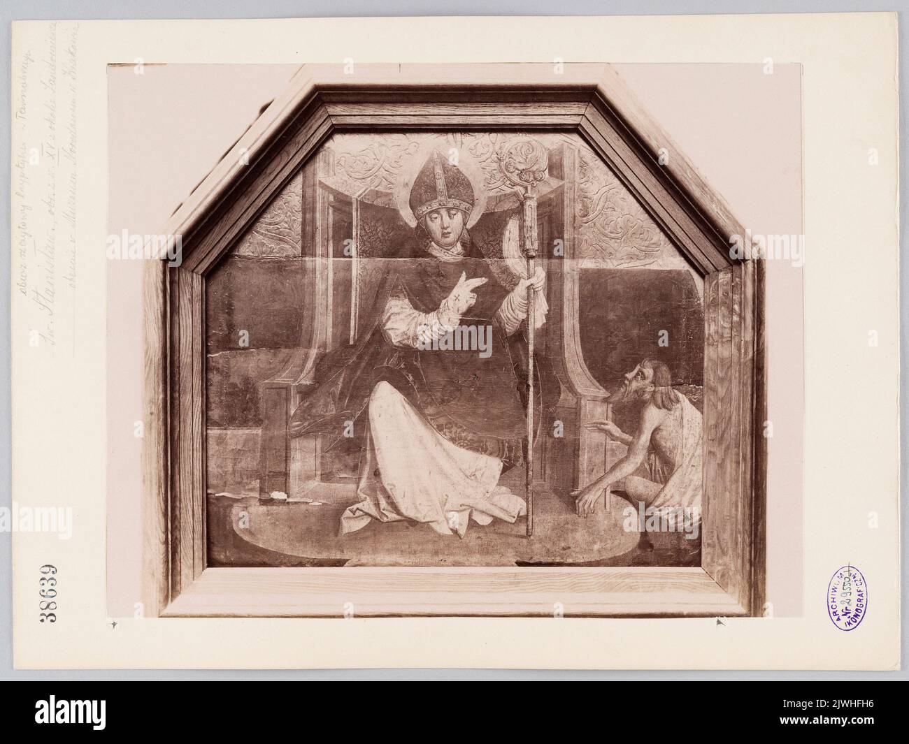 Photograph of painting `St. Stanislaus`, 16th century, Sandomierz